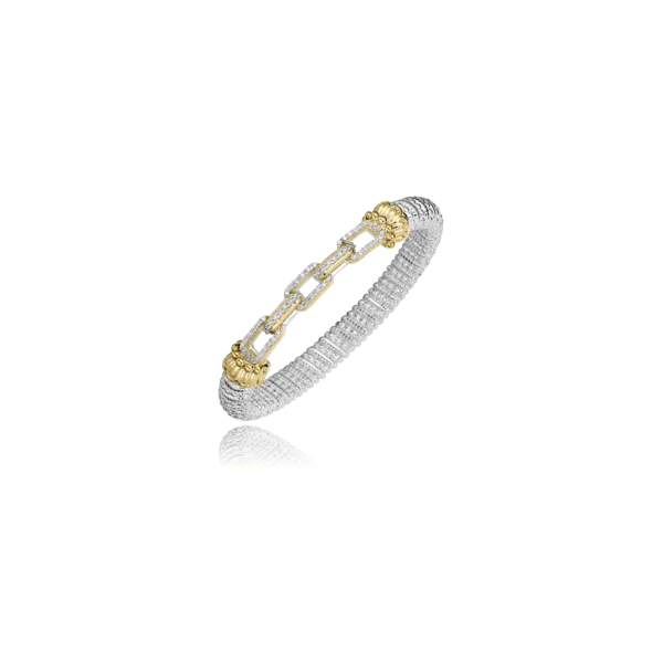 Silver and Gold Bangle Bracelet JWR Jewelers Athens, GA