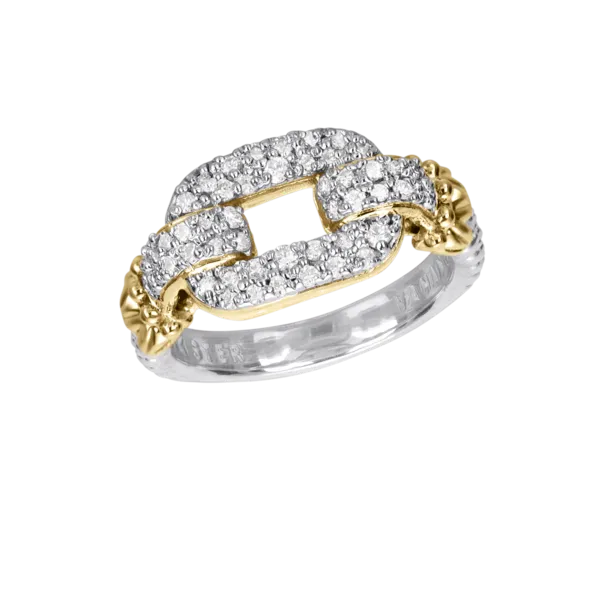 Diamond Vahan Link Ring JWR Jewelers Athens, GA