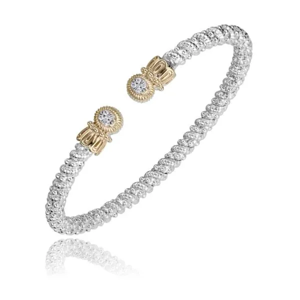 Diamond Vahan Open Cuff Bangle Bracelet JWR Jewelers Athens, GA