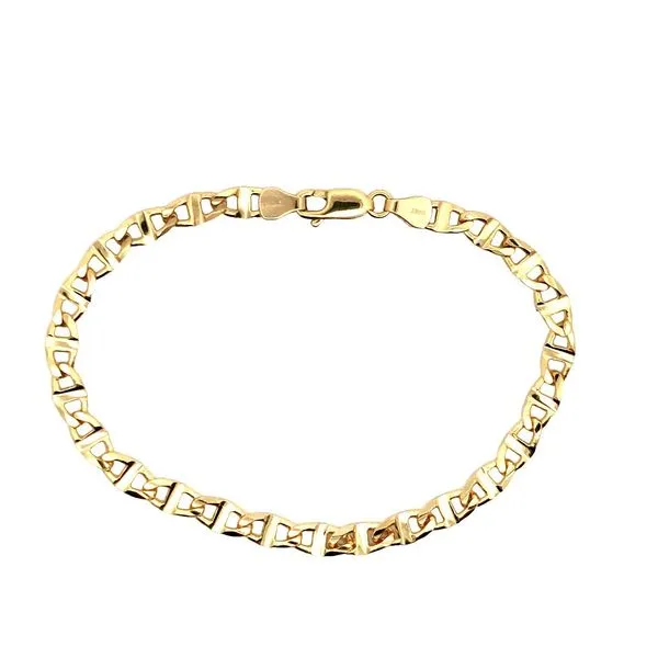 Yellow Gold Mariner Link Bracelet JWR Jewelers Athens, GA