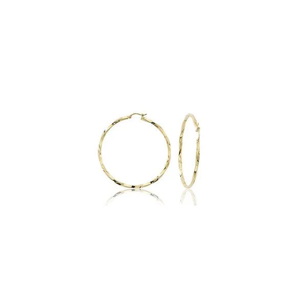 Gold Hoops Earrings JWR Jewelers Athens, GA