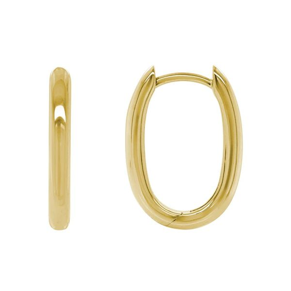 Yellow Hoop Earrings JWR Jewelers Athens, GA