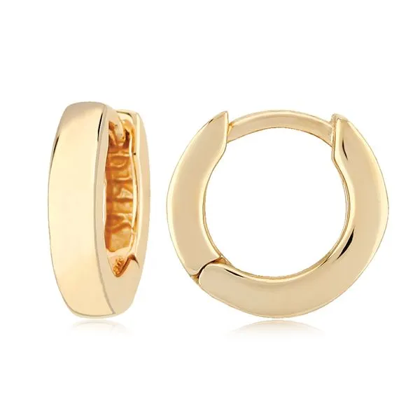 Yellow Hinged Hoop Earrings JWR Jewelers Athens, GA
