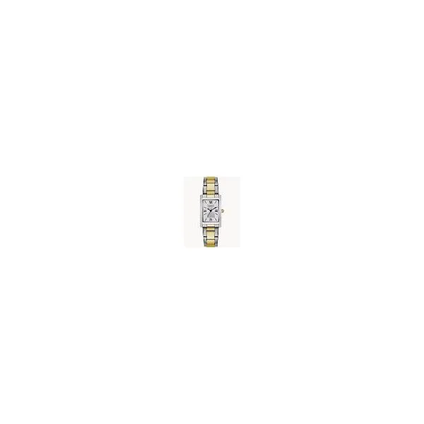 Lady's Two-Tone Caravelle Quartz Watch. JWR Jewelers Athens, GA