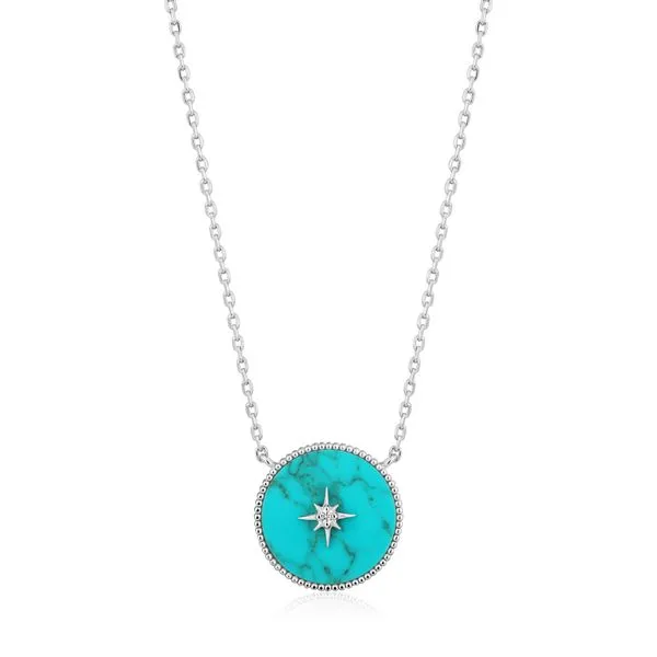 Silver Turquoise Necklace JWR Jewelers Athens, GA