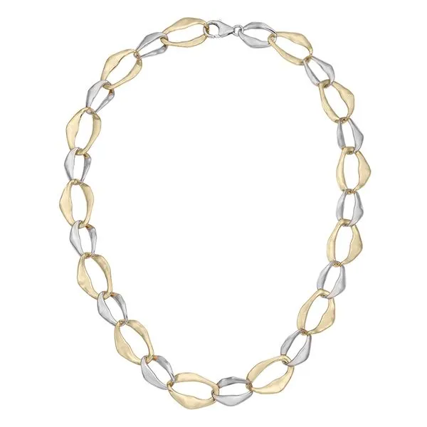 Two-Tone Oval Link Necklace JWR Jewelers Athens, GA