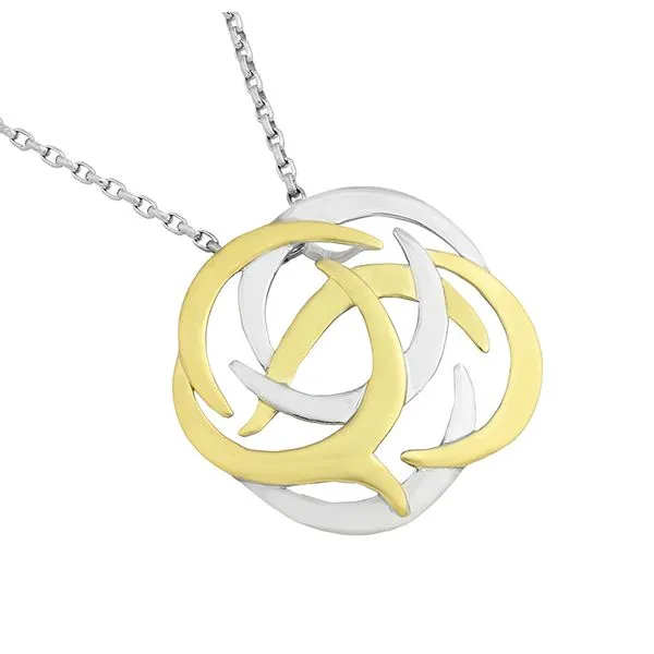 Two-Tone Silver Necklace JWR Jewelers Athens, GA