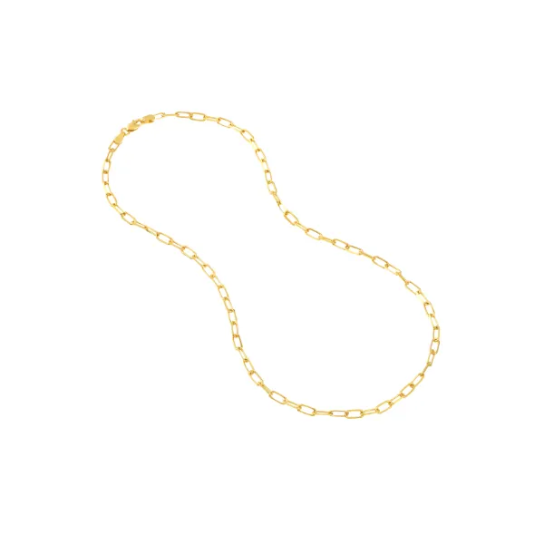 Silver Paperclip Necklace JWR Jewelers Athens, GA