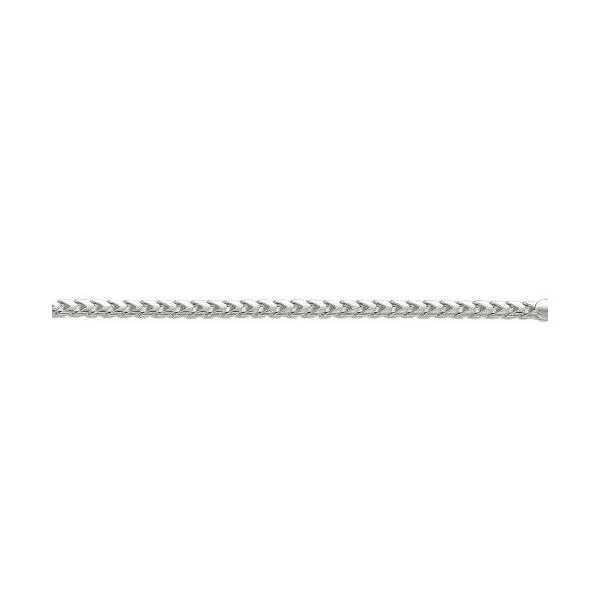 Sterling Silver Franco Chain that measures 1.45 Millimeters in diameter and Twenty Inches in Length. JWR Jewelers Athens, GA