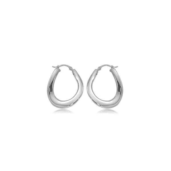 Silver Hoop Earrings JWR Jewelers Athens, GA