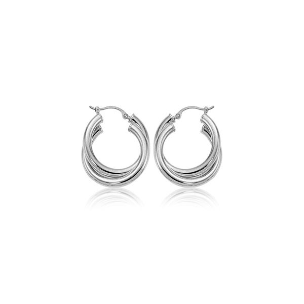 Silver Hoop Earrings JWR Jewelers Athens, GA