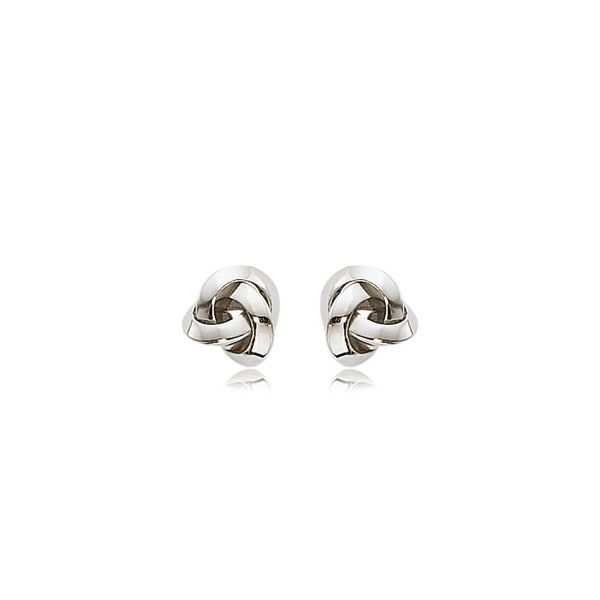 Silver Knot Earrings JWR Jewelers Athens, GA