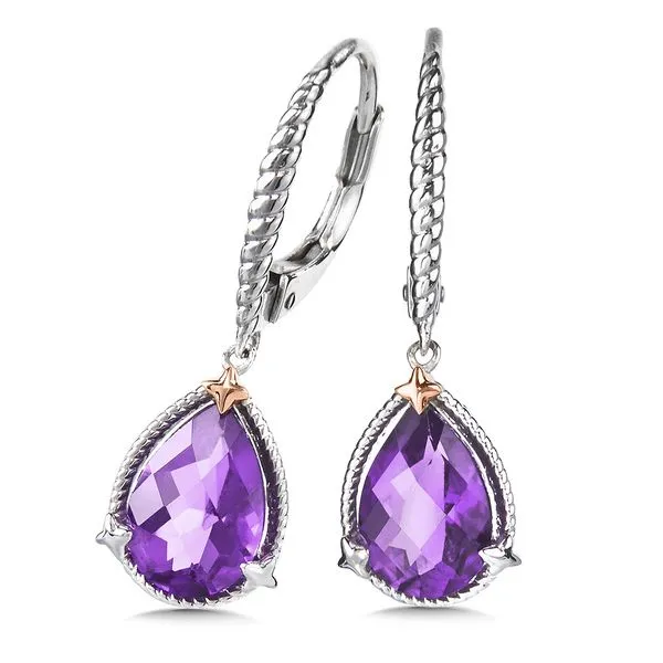 Silver Amethyst Earrings JWR Jewelers Athens, GA