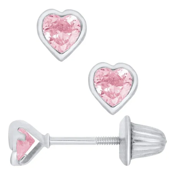Pink CZ Earrings JWR Jewelers Athens, GA