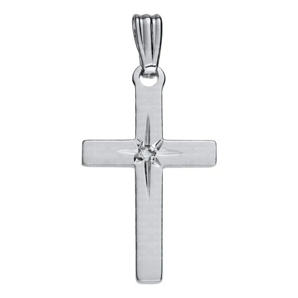 Silver Cross Necklace JWR Jewelers Athens, GA