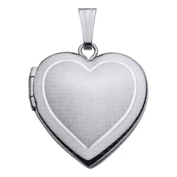 Silver Heart Locket JWR Jewelers Athens, GA