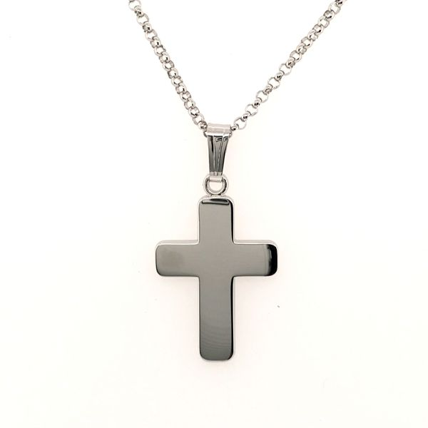 Silver Cross Necklace JWR Jewelers Athens, GA