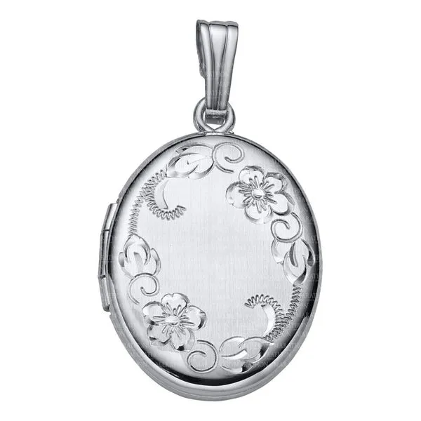 Oval Silver Locket JWR Jewelers Athens, GA
