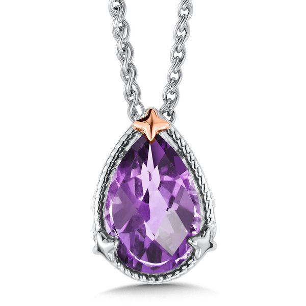 Silver Amethyst Necklace JWR Jewelers Athens, GA