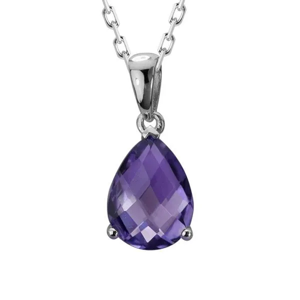 Silver Amethyst Necklace JWR Jewelers Athens, GA