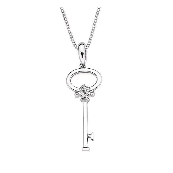 Silver Key Necklace JWR Jewelers Athens, GA