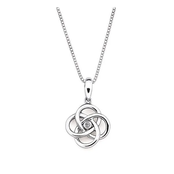 Silver Necklace with Multi-Ring Design JWR Jewelers Athens, GA