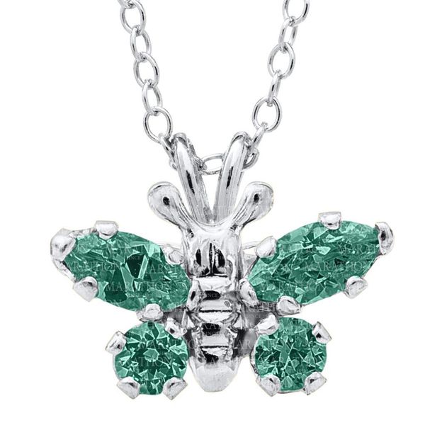 Silver May Butterfly Necklace JWR Jewelers Athens, GA