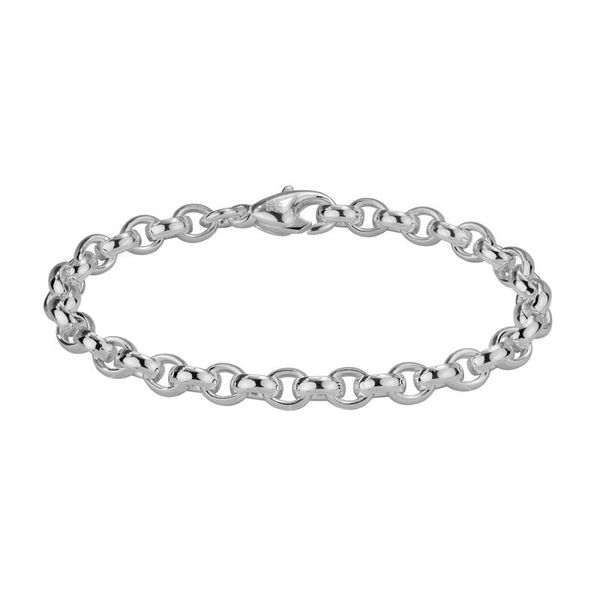Silver Rolo Link Bracelet JWR Jewelers Athens, GA