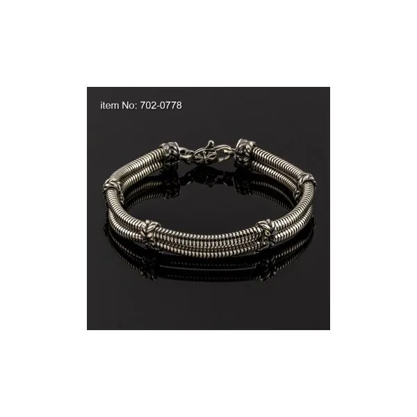 Silver Double Bracelet JWR Jewelers Athens, GA