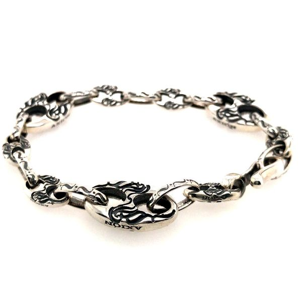 Silver Anchor Link Bracelet JWR Jewelers Athens, GA