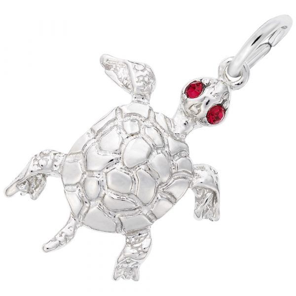 Silver Turtle Charm JWR Jewelers Athens, GA