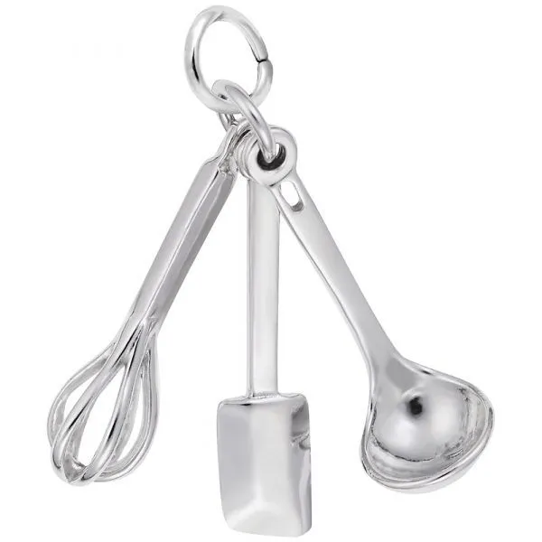 Sterling Silver Cooking Utensils Charm JWR Jewelers Athens, GA