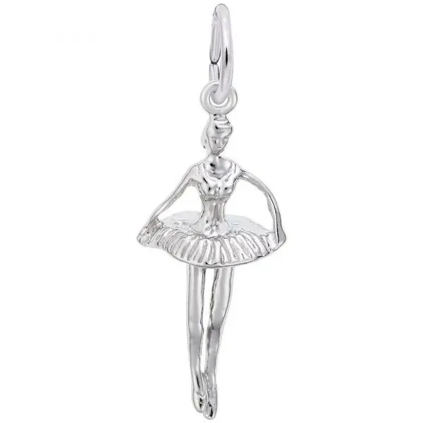 Sterling Silver Ballet Dancer Charm JWR Jewelers Athens, GA