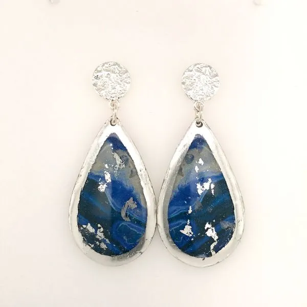 Silver Leaf Fashion Earrings JWR Jewelers Athens, GA