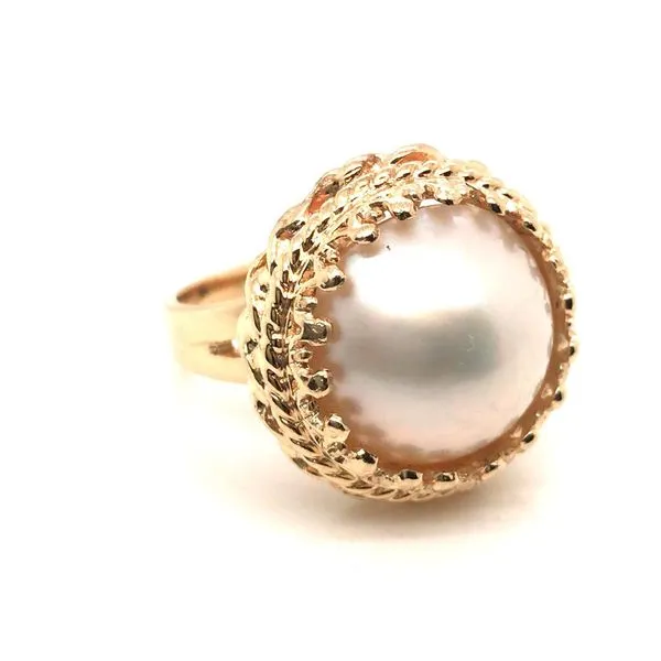 Yellow Mabe' Pearl Ring JWR Jewelers Athens, GA