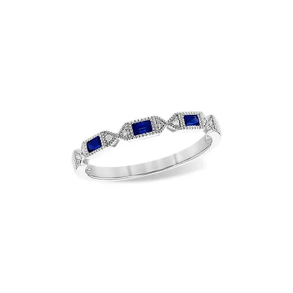 Sapphire and Diamond Band JWR Jewelers Athens, GA