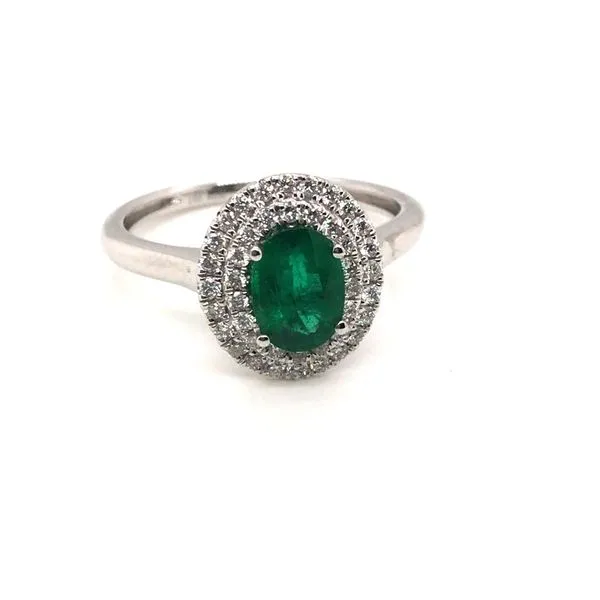Emerald and Diamond Ring JWR Jewelers Athens, GA