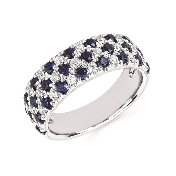 Sapphire and Diamond Fashion Band JWR Jewelers Athens, GA