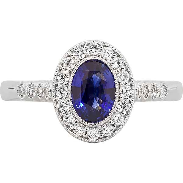 Sapphire and Diamond Ring JWR Jewelers Athens, GA