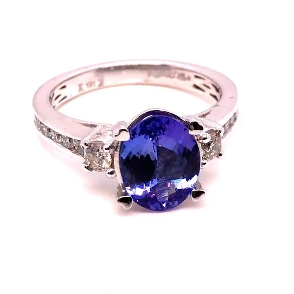 Tanzanite and Diamond Ring JWR Jewelers Athens, GA