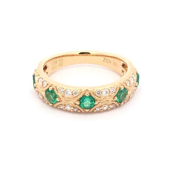 Emerald and Diamond Ring JWR Jewelers Athens, GA