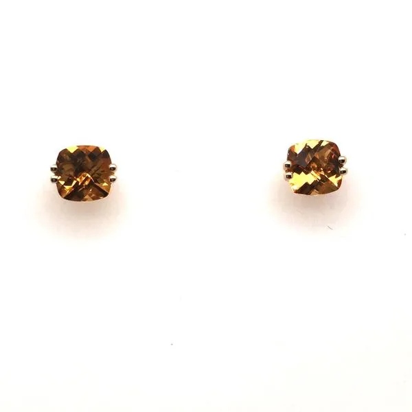 Citrine Stud Earrings JWR Jewelers Athens, GA