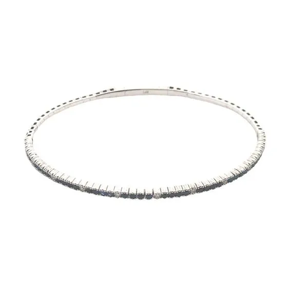 Sapphire and Diamond Flex Bangle Bracelet JWR Jewelers Athens, GA