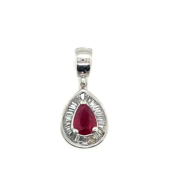 Ruby and Diamond Pendant JWR Jewelers Athens, GA