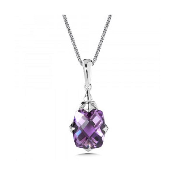 Silver Amethyst Necklace JWR Jewelers Athens, GA