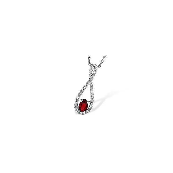 Ruby and Diamond Necklace JWR Jewelers Athens, GA