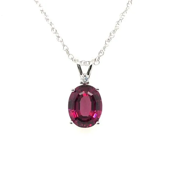 Rhodolite Garnet Necklace JWR Jewelers Athens, GA