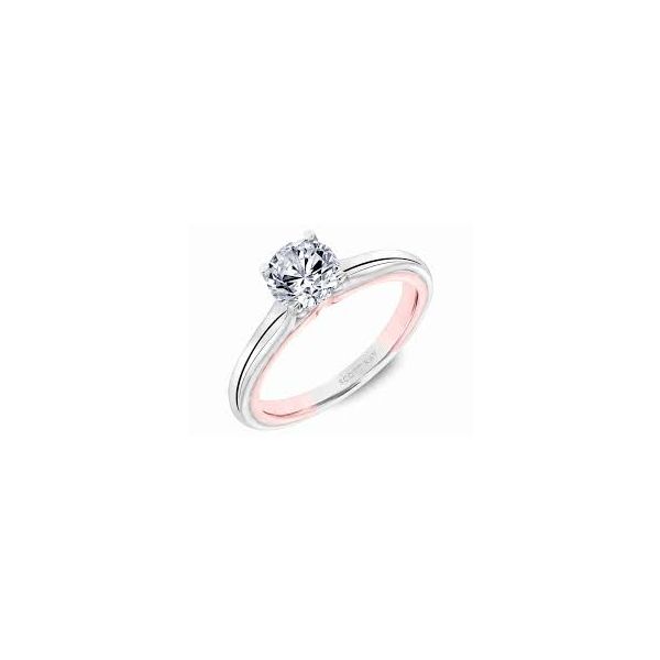 14K White & Rose Gold Ladies Engagement Ring Kevin's Fine Jewelry Totowa, NJ