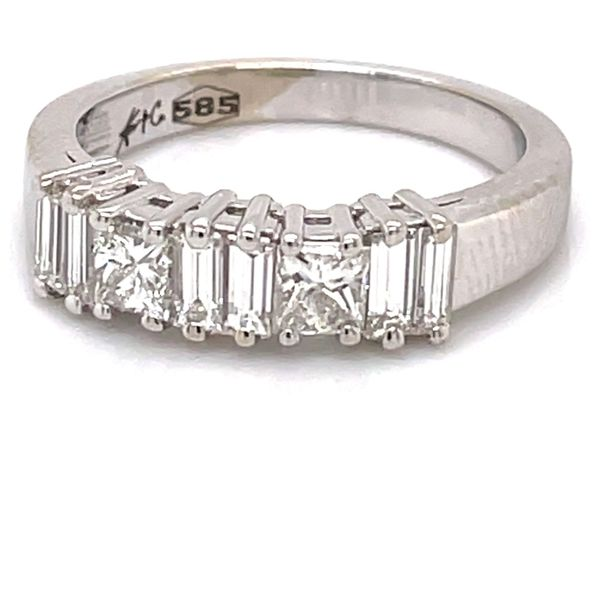 14K White Gold Ring With .87 Ct Twt Diamonds Kevin's Fine Jewelry Totowa, NJ