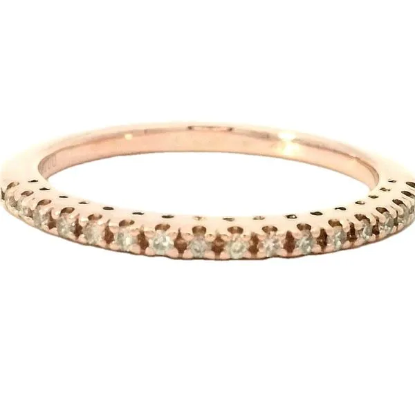 14K Rose Gold Estate Stack Ring With .39 Ct Twt. Diamonds Kevin's Fine Jewelry Totowa, NJ